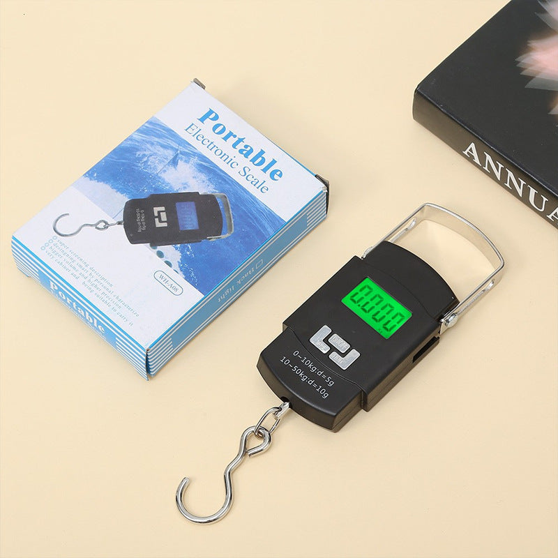 A08 portable portable electronic scale mini scale 50kg luggage scale express scale foreign trade wholesale spring scale - image 2