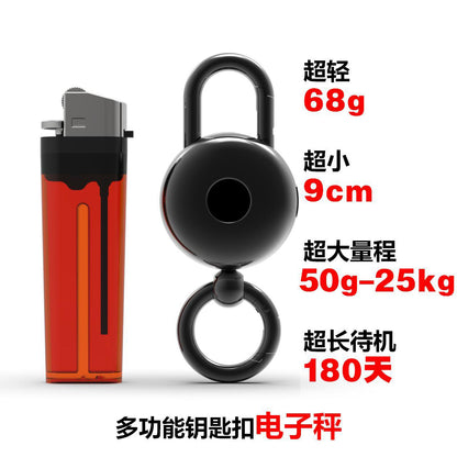 Keychain Electronic Scale Luggage Scale Keychain Grocery Shopping Portable Scale Portable Electronic Scale - image 2