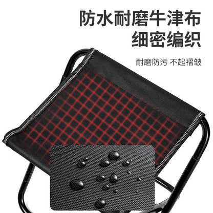Wholesale Folding Stool Bold Portable Folding Thickened Fishing Small Stool Stool Travel Camping Mazar Small Bench - image 3