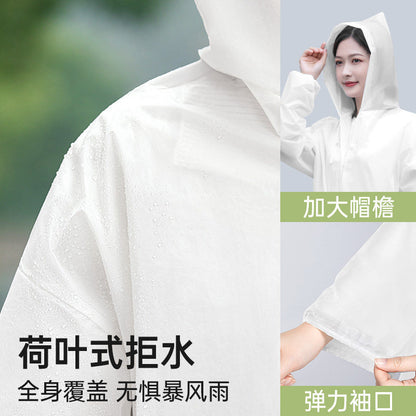 Disposable Raincoat for Adults and Kidsren, Outdoor Travel, Mountaineering and Hiking, Thickeneded Long Full-Body Rainproof Portable Poncho - image 3