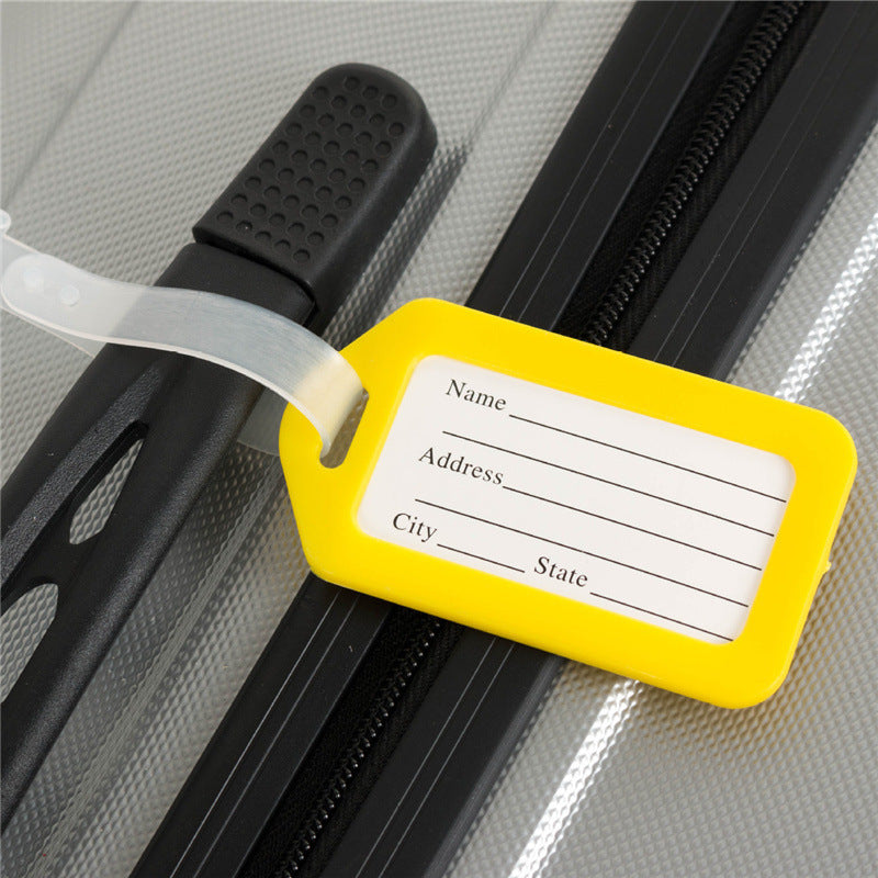 Travel Plastic Luggage Tag Suitcase Tag Baggage Check-In Identification Tag Card Holder Boarding Tag Anti-Loss Lanyard - image 4