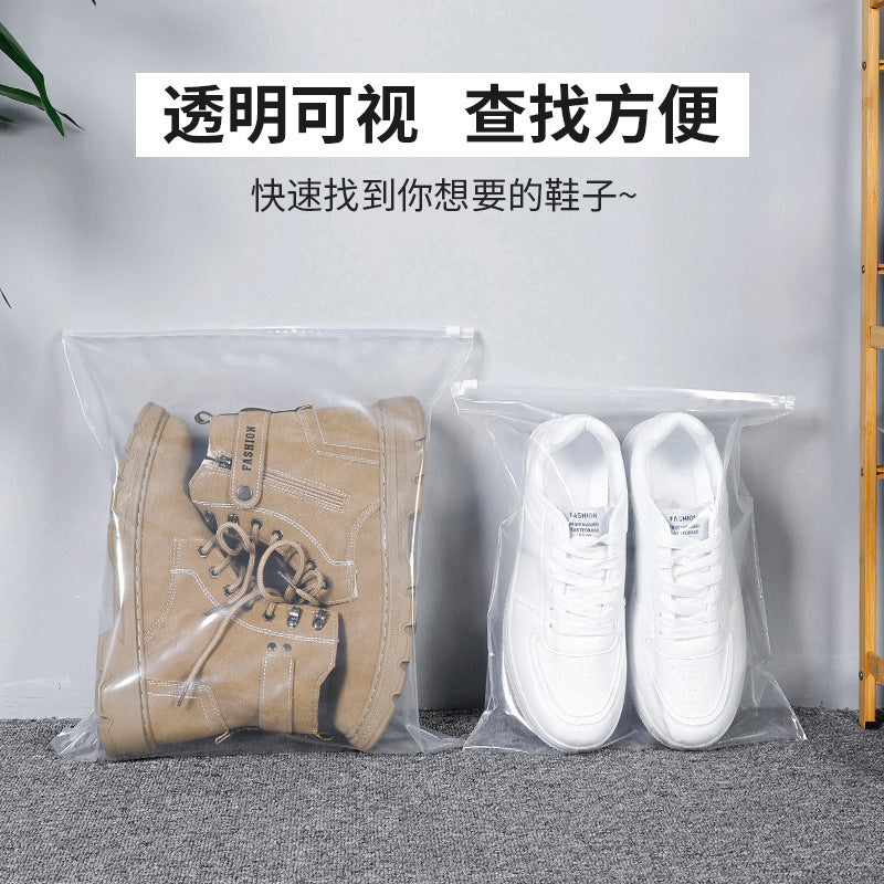 Shoes Bag Shoes Storage Bag Travel Luggage Shoes Dustproof Bag Moisture-proof Artifact Portable Transparent Sealed Bag Shoe Cover - image 4