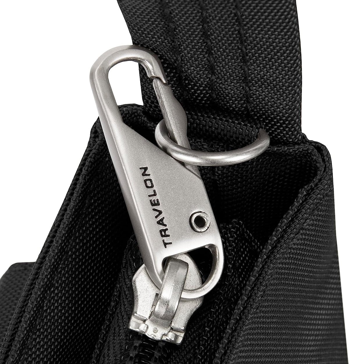 Travelon Anti-Theft Classic Mini Shoulder Bag, Black, One Size, 8.5 x 8.5 x 2