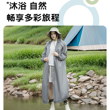 Disposable Raincoat for Adults, Thickened and Extended Length, Full-Body Storm-Proof, Suitable for Outdoor Wear, Hiking, Travel, Single-Person Waterproof Poncho - image 4