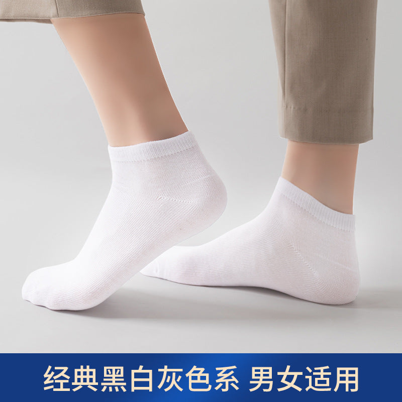 Disposable Socks Zhuji Women's Autumn Travel Mid-tube Antibacterial Women's Socks Breathable Sweat-absorbent Cotton Socks White Socks for Men - image 3
