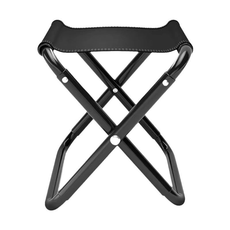 Outdoor Folding Chair, Wrought Iron, Portable for Fishing, Military Training, Travel, Camping, Sturdy and Ultra-Light Combat Preparation Bench - image 5