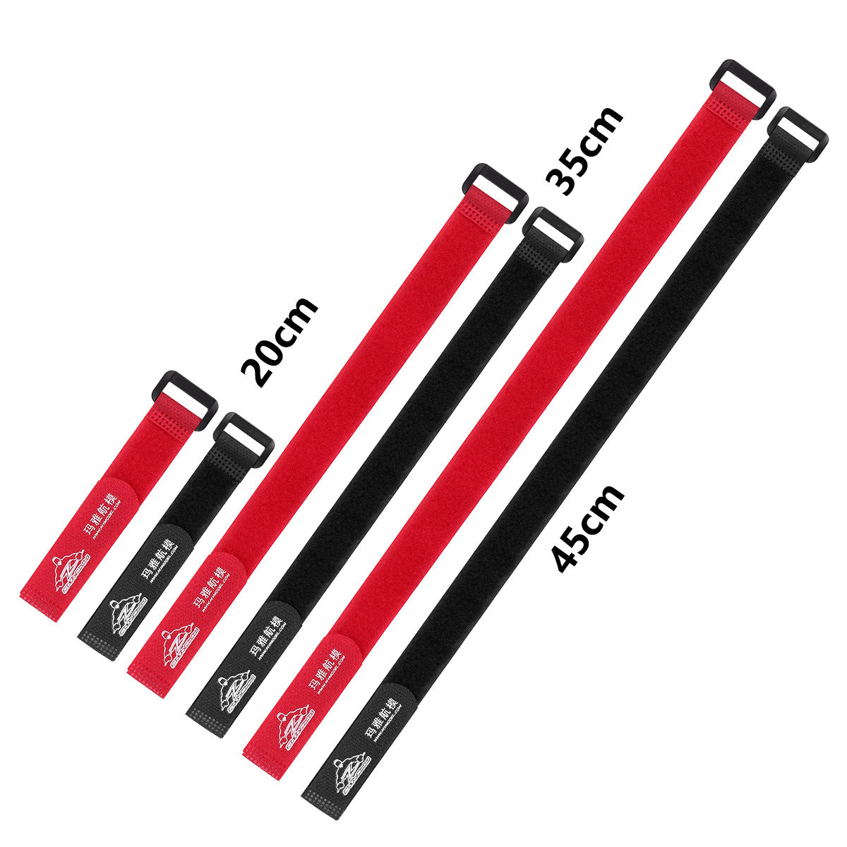 Spot Reverse Buckle Velcro Straps Colorfulful Nylon Self-Adhesive Drone Straps Luggage Tent Data Cable Hook and Loop Straps - image 3