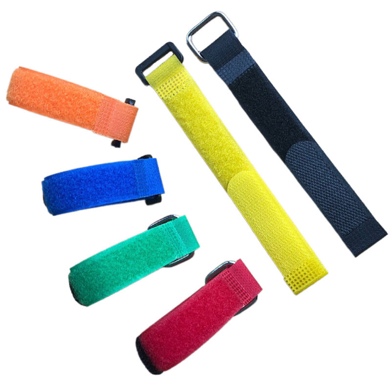 Spot Reverse Buckle Velcro Straps Colorfulful Nylon Self-Adhesive Drone Straps Luggage Tent Data Cable Hook and Loop Straps - image 4