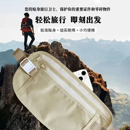 Anti-theft bag close-fitting waist bag multi-functional outdoor running travel compact portable carry-on bag waterproof messenger bag - image 2