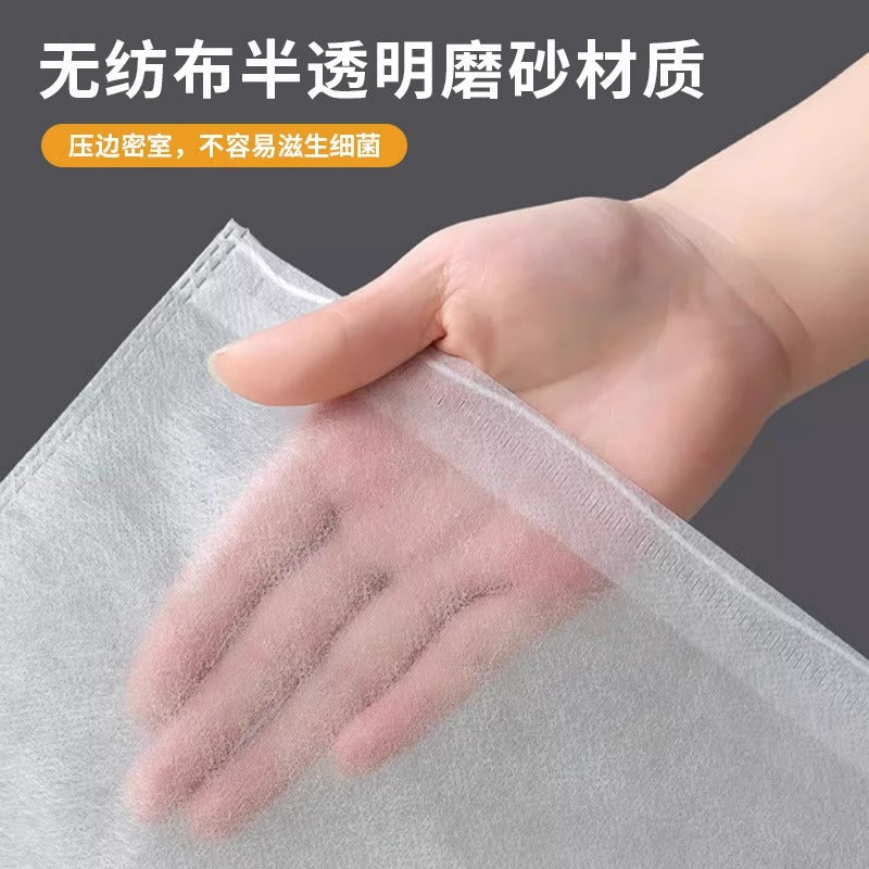 Shoes Storage Bag Disposable Non-woven Travel Shoes Bag Cover Yellow Anti-sun Small White Shoes Thickened Dust-proof Dirty Washing Shoes - image 4