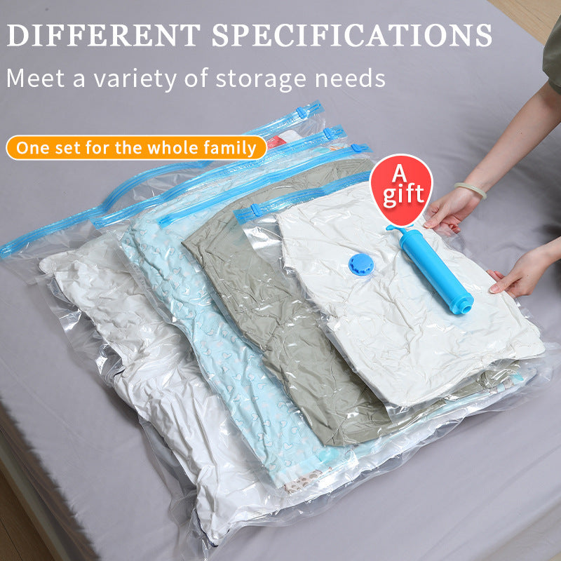 Vacuum Compression Bag Storage Bag Thickened Quilt Clothes Artifact Packaging Air-pumping Quilt Down Jacket Special Bag - image 2