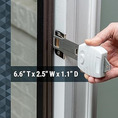 Portable Anti-Theft Door Stopper Travel Hotel Safety Door Buckle Home Door Stop Anti-Breakage Living Alone Top Door Card Lock - image 2