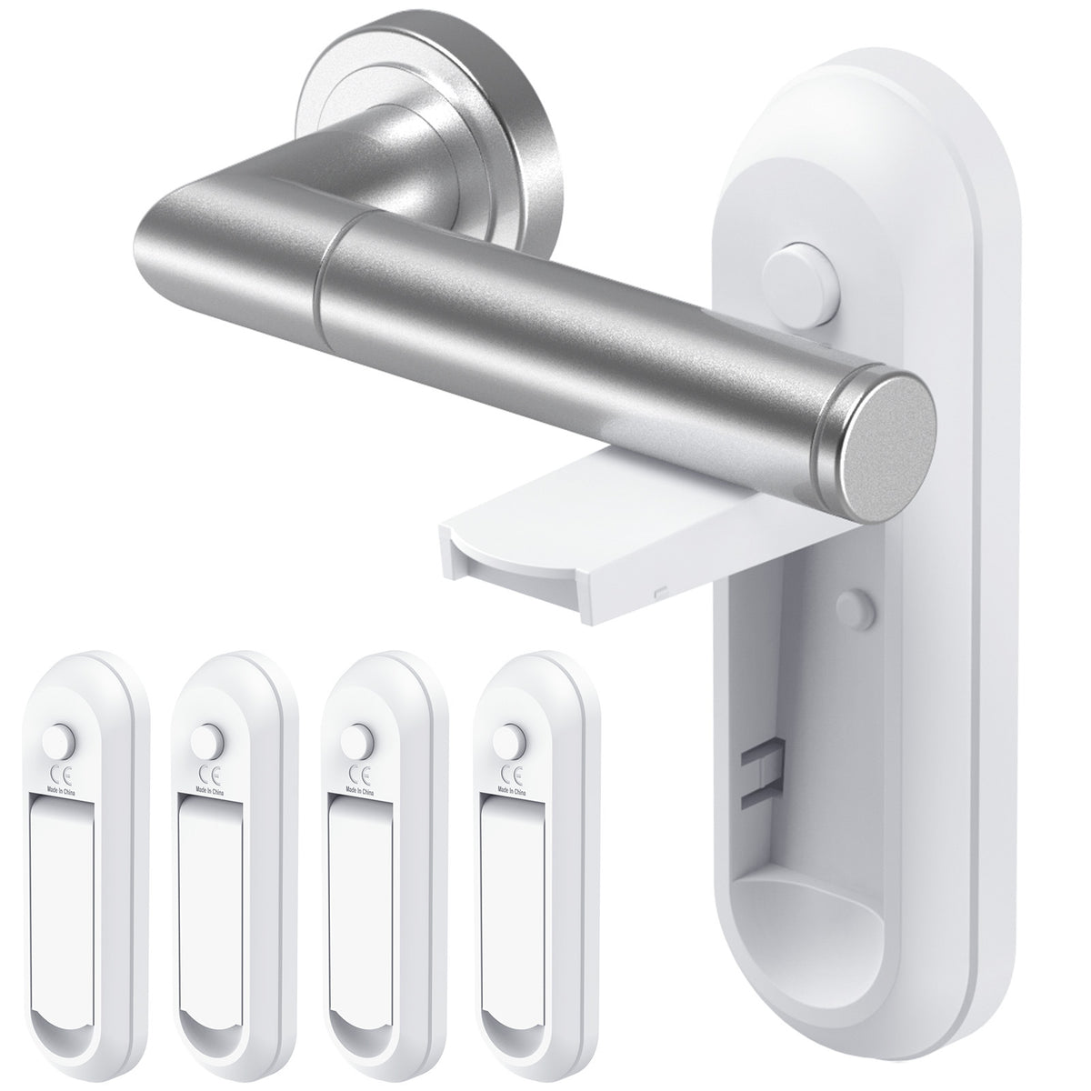 Portable Door Handle Block Travel Lock Door Blocker Living Alone Female Anti-door Artifact Door Lock Door Blocker - image 3