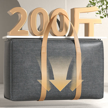 Large capacity gray cationic moving bag clothes quilt sundries storage bag dormitory travel luggage bag wholesale - image 4