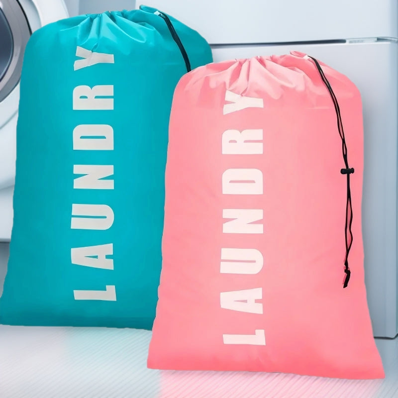Cross-Border Storage Laundry Bag Waterproof Oxford Cloth Portable Travel Storage Bag Moving Drawstring Drawstring Dirty Clothes Bag - image 1