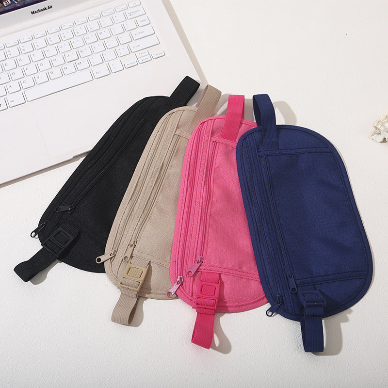 Wholesale Anti-Theft Waist Bag for Travel Abroad, Sports, Europe, Men and Women, Invisible Thin Passport Bag, Anti-Theft Wallet - image 3