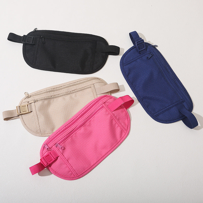 Wholesale Anti-Theft Waist Bag for Travel Abroad, Sports, Europe, Men and Women, Invisible Thin Passport Bag, Anti-Theft Wallet - image 4