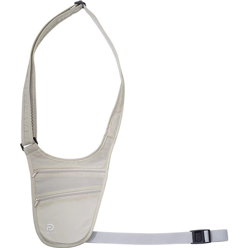 Anti-theft waist bag close-fitting overseas travel European documents wallet invisible carry-on underarm anti-theft crossbody bag - image 5