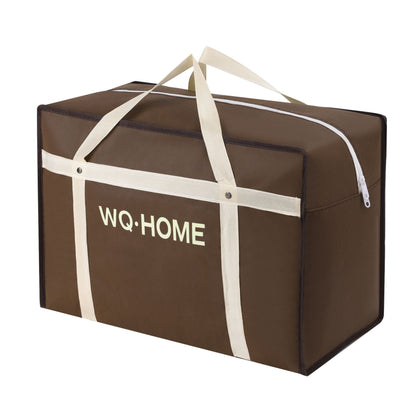 Solid color reinforced luggage storage bag large capacity moving bag moving bag clothes quilt storage bag - image 5