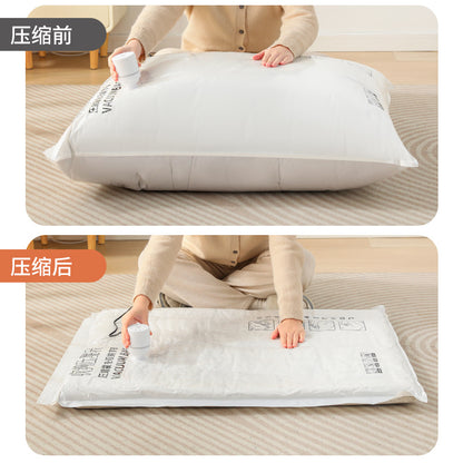 Thickened Vacuum Compression Bag Storage Bag Clothes Quilt Quilt Vacuum Travel Pump Vacuum Bag - image 2