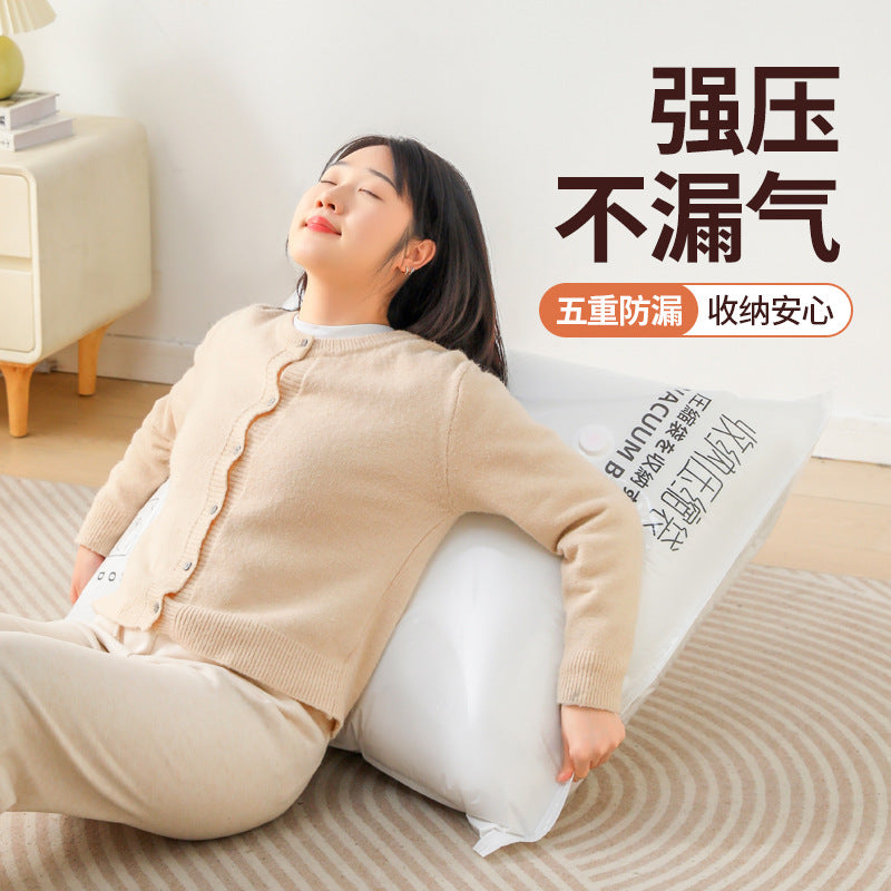 Thickened Vacuum Compression Bag Storage Bag Clothes Quilt Quilt Vacuum Travel Pump Vacuum Bag - image 3