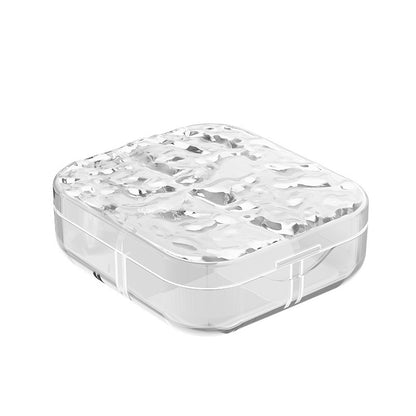 ZT1266 Glacier Pattern Pill Box Household Portable Sub-packing Pill Box Travel Pill Mini Sealed Sub-packing Storage Box - image 5