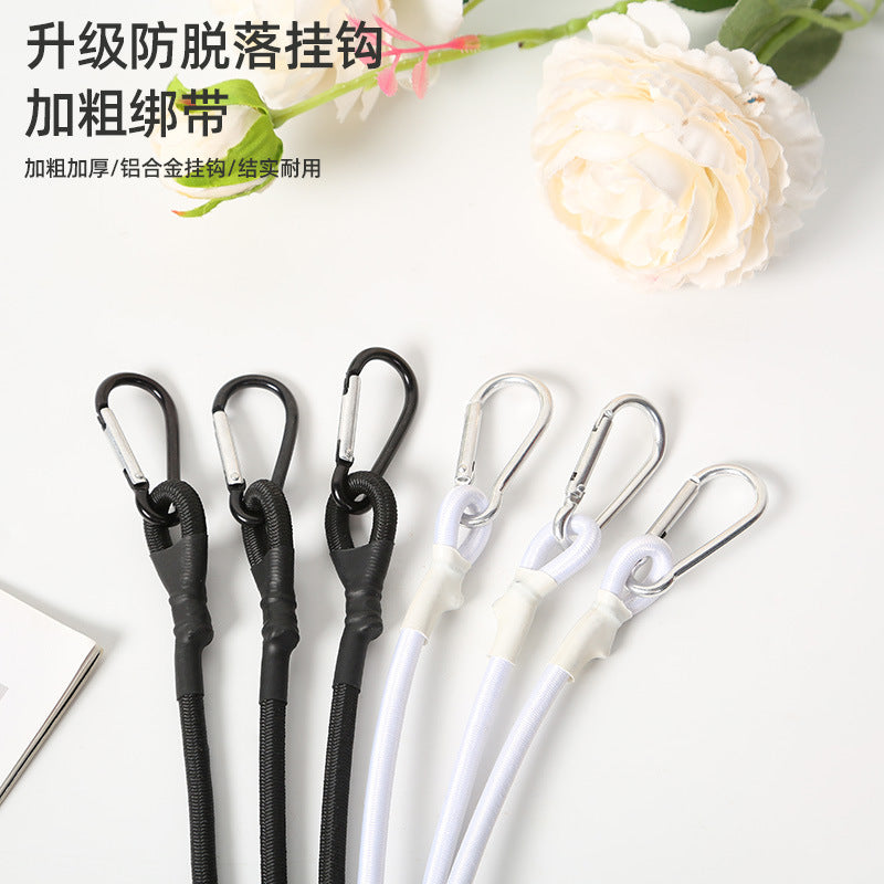 Outdoor Climber Buckle Bouncing Rope Camper Camping Clothesline Luggage Binding Rope Packing Strap Strap Lanyard - image 2
