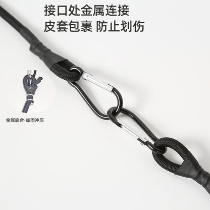 Outdoor Climber Buckle Bouncing Rope Camper Camping Clothesline Luggage Binding Rope Packing Strap Strap Lanyard - image 3