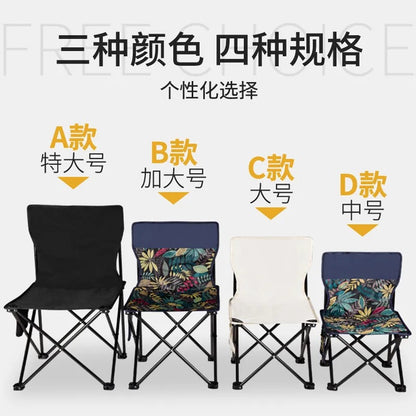 Folding Chair - Wholesale Outdoor Field Sketching Fishing Stool Portable Bbq Camping Travel Beach Folding Chair - image 2