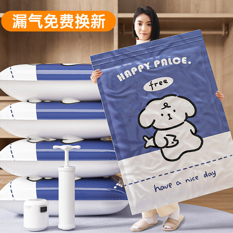Vacuum Compression Bag Thickened Storage Clothes Quilt Air-pumping Clothes Quilt Down Jacket Special Bag - image 2