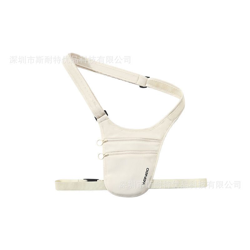 Travel Anti-theft Waist Bag Passport Certificate Wallet Body-fit Invisible Anti-theft Bag European Travel Abroad Crossbody Bag - image 5