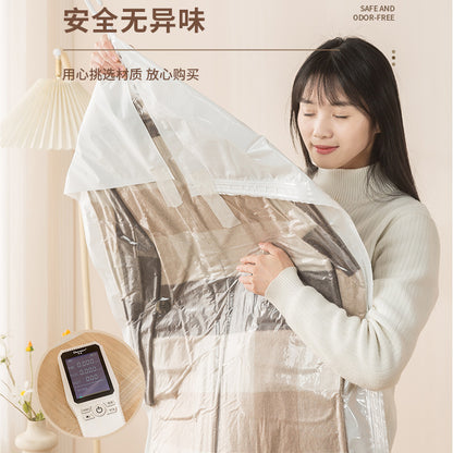 Factory direct wardrobe hook vacuum compression bag down jacket sweater coat compression bag dust-proof moisture-proof storage - image 4