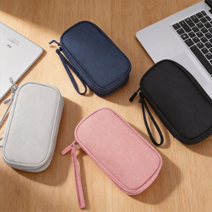 Hot data cable storage bag digital bag travel portable charger headset mobile phone hard U disk storage bag wholesale - image 1