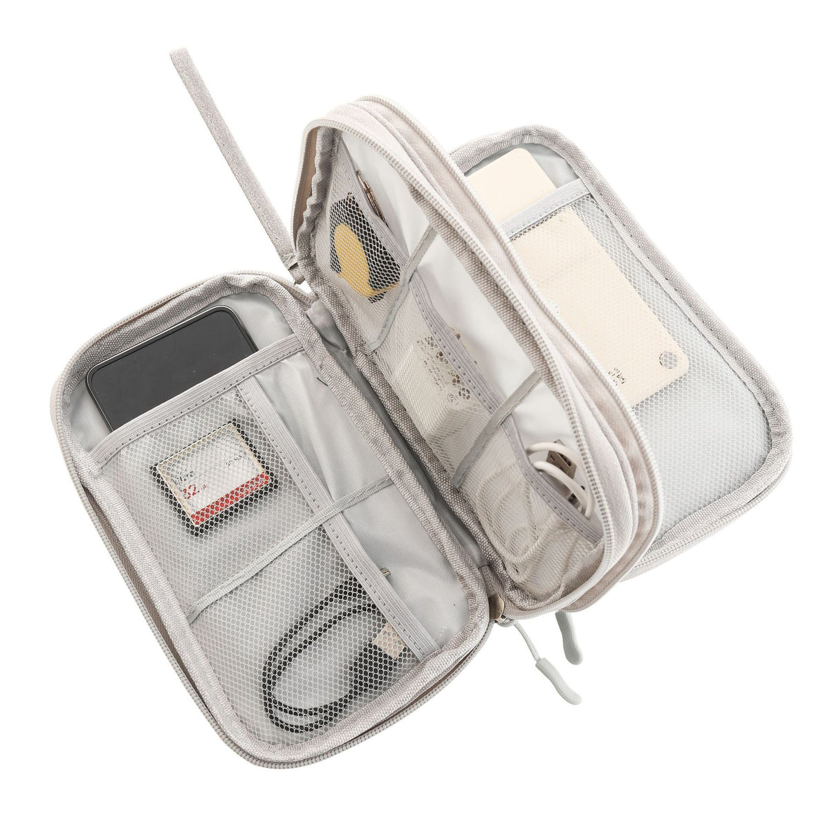Hot data cable storage bag digital bag travel portable charger headset mobile phone hard U disk storage bag wholesale - image 2