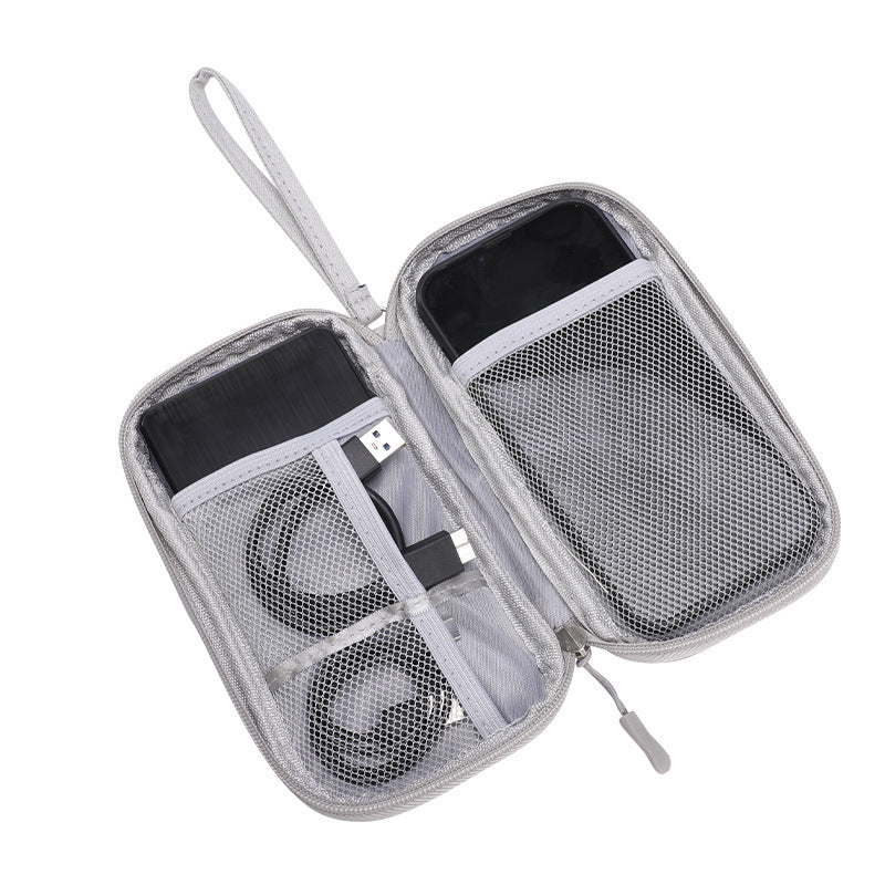 Hot data cable storage bag digital bag travel portable charger headset mobile phone hard U disk storage bag wholesale - image 3
