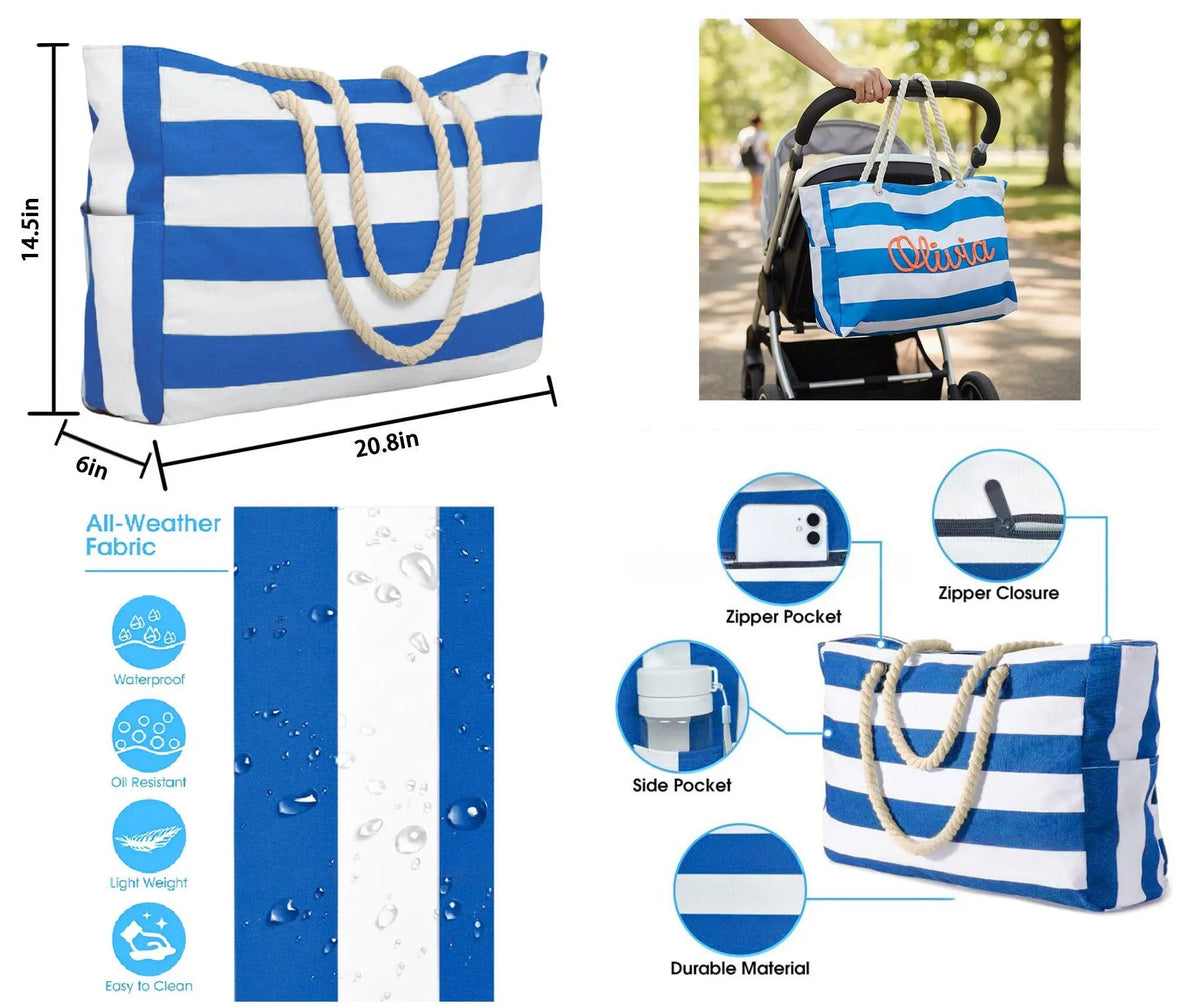 Beach Travel Tote Bag