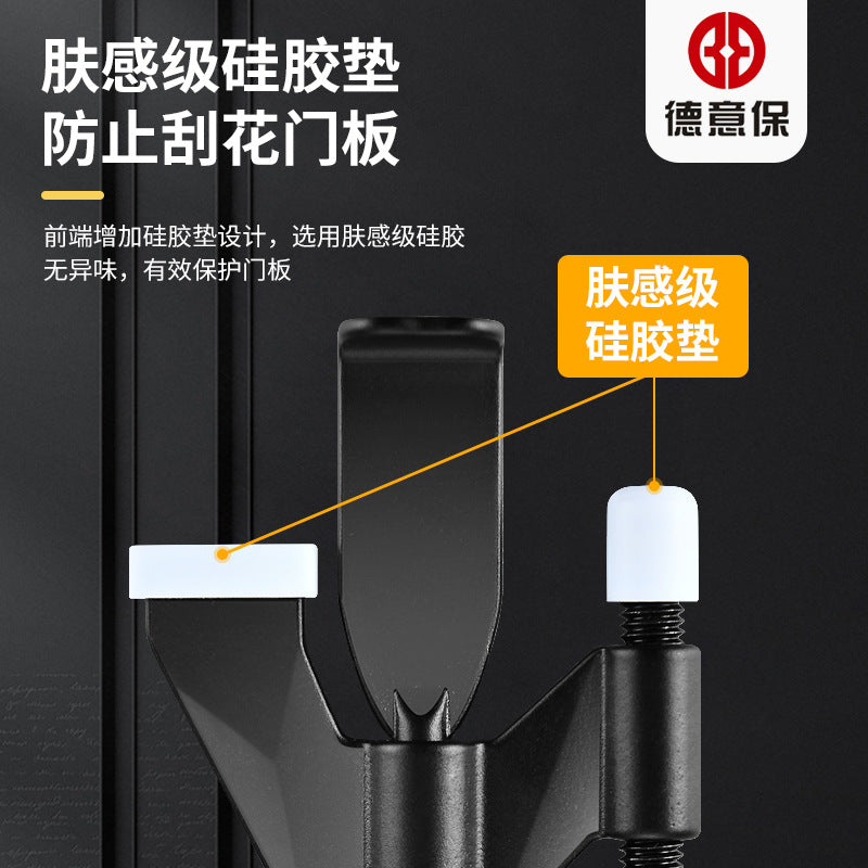 Portable Door Bumper Hotel Household Girl Travel Safety Punch-free Thickened Door Bumper Anti-theft Top Door Artifact - image 4