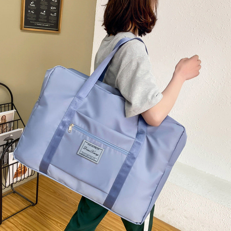 Oxford Cloth Travel Bag Portable Luggage Bag Waterproof Thickened Pregnant Women's Waiting Bag Large Moving Bag - image 1
