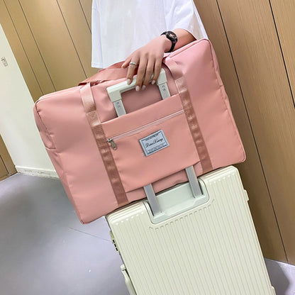 Oxford Cloth Travel Bag Portable Luggage Bag Waterproof Thickened Pregnant Women's Waiting Bag Large Moving Bag - image 2
