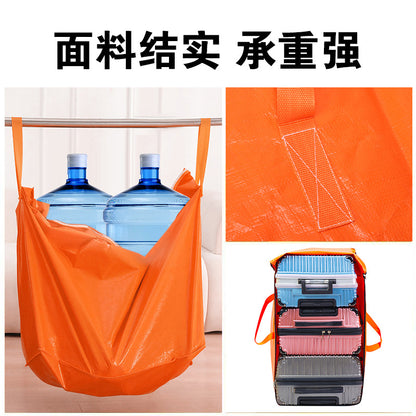 Quilt storage bag moving turnover bag quilt clothes storage bag large capacity dormitory packing bag ton bag wholesale - image 2
