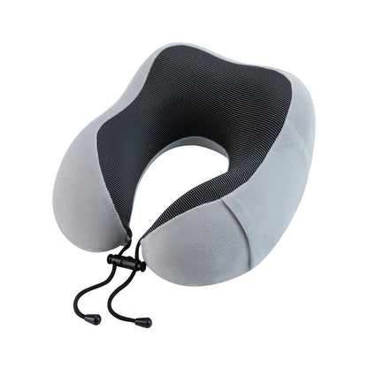 U-Shaped Pillow Memory Foam Wholesale Neck Pillow Cross-Border Storageable U-Shaped Neck Support Pillow for Airplane, High-Speed Rail, Office - image 5