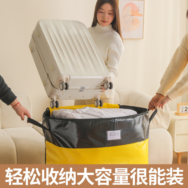 Large Capacity Moving Packing Thickened Storage Artifact Bag Luggage Clothes Fit Bag Snakeskin Bag Waterproof Quilt - image 2