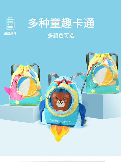 Children's Swimming Storage Toiletry Bag Dry and Wet Separation Sports Bag Swimming Bag Women's Waterproof Backpack Beach Bag Men's - image 3
