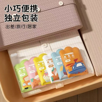 Children's Disposable Raincoat Thickeneded and Longed Explosion-Proof Rain Travel One-Piece Poncho Portable Card Outdoor Rafting Raincoat - image 4