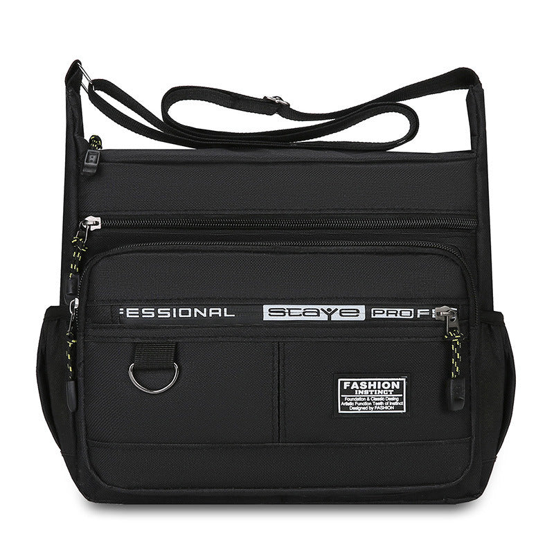 Foreign Trade Casual Messenger Bag for Men 2026 New Model Sports Large Capacity Letter Shoulder Bag Outdoor Travel Crossbody Backpack - image 4