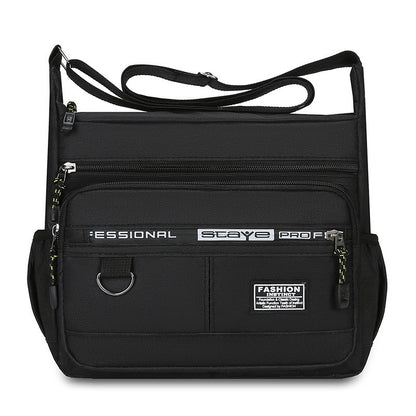 Foreign Trade Casual Messenger Bag for Men 2026 New Model Sports Large Capacity Letter Shoulder Bag Outdoor Travel Crossbody Backpack - image 4