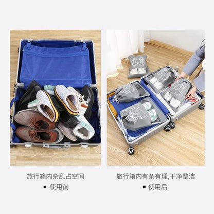 Shoe Storage Bag, Travel Tools, Shoe Bag, Shoe Bag, Travel Shoe Cover, Shoe Cover, Dust-Proof Flap Pocket Pants, Moving Tools - image 4