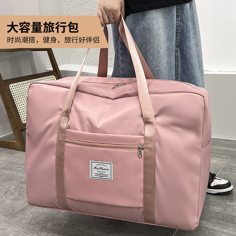 Large-Capacity Short-Distance Travel Bag, Thickened Foldable Handbag, Maternity Bag, Portable Moving Luggage Packing Bag - image 3