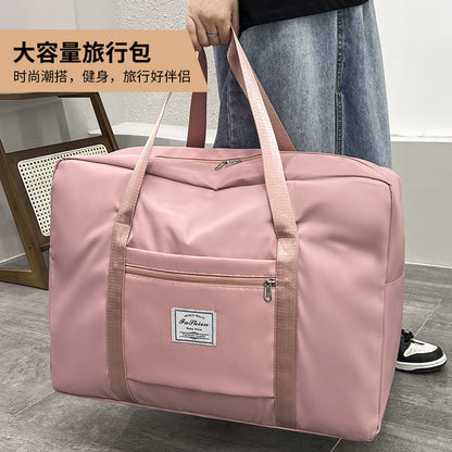 Large-Capacity Short-Distance Travel Bag, Thickened Foldable Handbag, Maternity Bag, Portable Moving Luggage Packing Bag - image 3