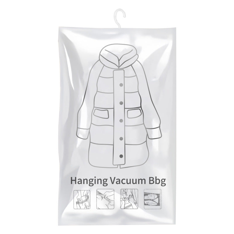 Down Jacket Vacuum Bag Compression Bag Clothes Hanging Clothes Bag Porous Enlarged Thickeneded Storage Bag - image 5